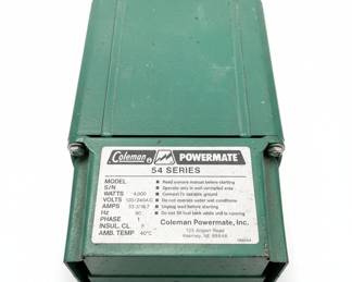 Coleman Powermate 54 Series Generator