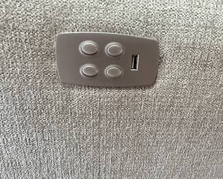 LazyBoy Power Reclining Sofa with USB Ports
