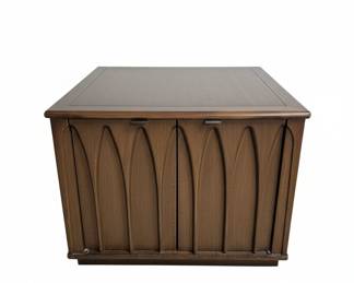 Broyhill Brasilia Walnut Side Table/Cabinet