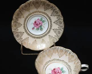 Pic 1 of 3 - Paragon "By Appointment to H.M. The Queen & H.M. Queen Mary" Fine Bone China Teacup and Saucer Set