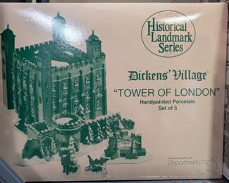 Department 56 Dickens' Village "Tower of London" Set