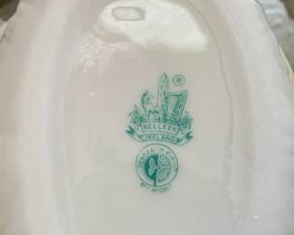 Belleek Porcelain Swan Vase