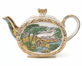 Sadler "The Old Mill" Teapot