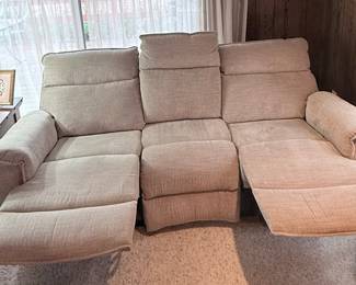 LazyBoy Power Reclining Sofa with USB Ports