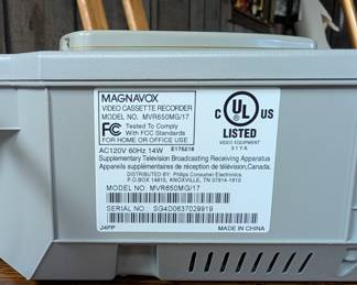 Magnavox MVR650MG/17 VHS Hi-Fi Stereo VCR with Remote