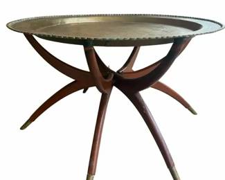 MidCentury Brass Decorative Table or Wall Hanging Tray