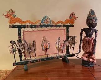 Indonesian Wayang Kulit Shadow Puppets Wayang Golek Rod Puppet