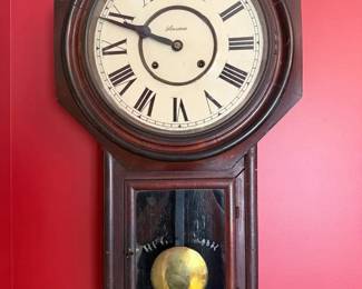 Antique Ansonia Wall Clock Pendulum Movement