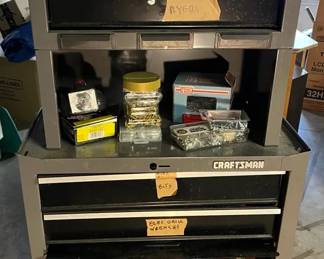 Craftsman Rolling Tool Chest With Assorted Tools Hardware