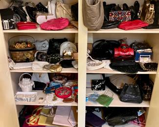 Vintage handbags and purses