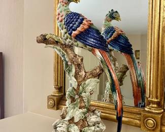 Pair of Mottahedeh Williamsburg Brighton Pavilion Birds