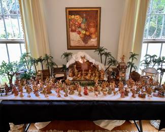 The single largest Fontanini nativity ever collected
