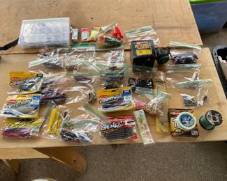 various fishing lures