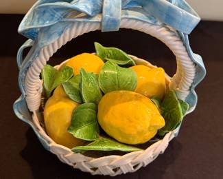 Basket of lemons