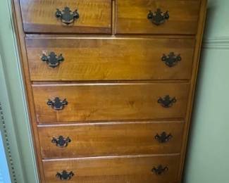 Vintage 6 Drawer Chest of Drawers