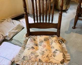 Rocking Chair, Wood, Original Seat Missing