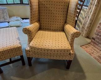 William Alan, INC wingback chair