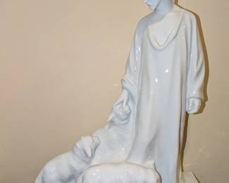 Very Rare Stunning Herend Jesus with Sheep