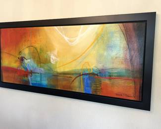 Painting 30x66 Ursula J. Brenner $1075