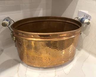 Large Copper Planter $195