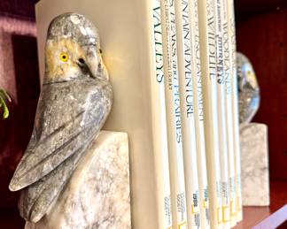 SOLD- Parrot bookends 