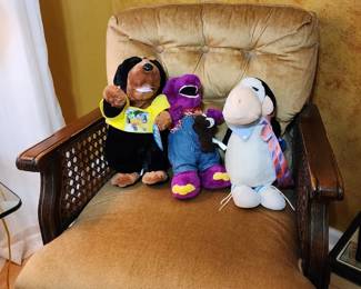 Matching chair, vintage doll toys