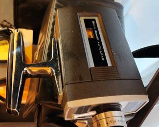 Bell and Howell movie camera