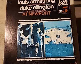 Louis Armstrong and Duke Ellington 
