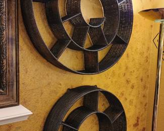 Curly Q, wall mounted CD holders