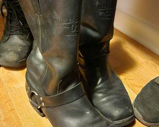 Steerhide leather riding boots
