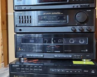 Sony stereo components