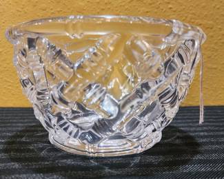 Tiffany "Bamboo" crystal bowl