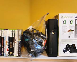 Nintendo X-box game system with games