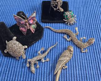 More sterling and marcasite