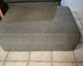 Matching ottoman with storage inside