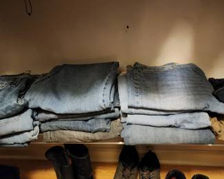 Lots of jeans