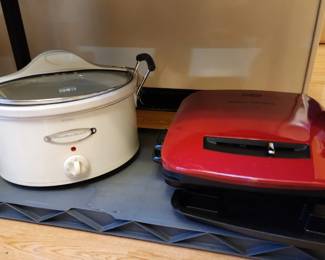Crock pot, Foreman grill