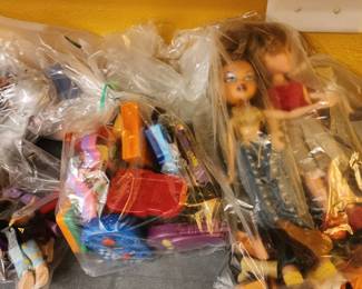 Bratz, Betty Spaghetti, other dolls and toys from early 2000's