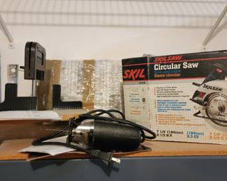 Mistress box, jig saw, circular saw
