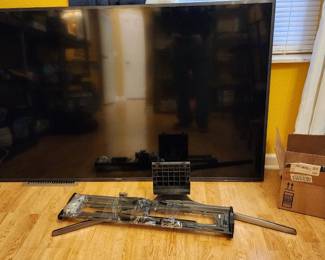 Samsung 65 in television with stand and wall mount