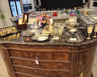 Vintage Silver plate and dinnerware