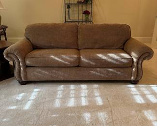 R32 - $100. Sleeper Sofa - On the 2nd floor. This great price involves you having at least 2 people strong enough to move it! 88" long x 38" deep x 38" tall to the top of the cushions. 