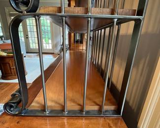 R110 - $350. Hickory White Buffet with added top. Measures 59" wide x 18" deep x 76" tall. Moves in 2 pieces. Bottom could be used as a buffet if you don't need/want the top part. 