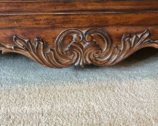 R113 - $550. Chateau Provence by Thomasville Armoire. Measures 49.5" wide x 23" deep x 84" tall. 