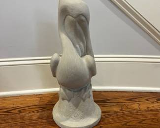 R13 - $40. Austin Production Resin Pelican. Measures 11" x 17.5". 