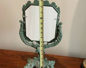 R99 - $20. Table top Mirror. Measures 9" x 15.25" tall