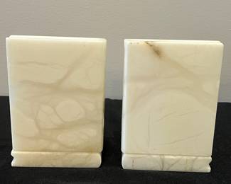 R57 - $35. Pair of Stone Bookends. 