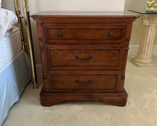 R6 - $150. PAIR of Large Nightstands. Measures 32" wide x 18" deep x 30.5" tall. 