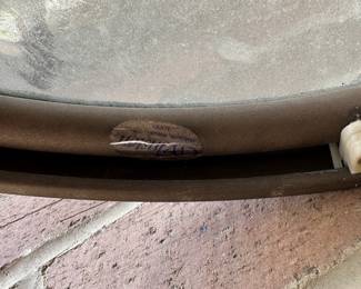 R45 - $450. Set includes 2 arm chairs, 1 glider & 2 side tables. Winston Furniture Brand. They have been stored outside but are not weathered looking!