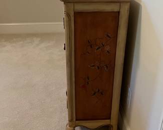 R127 - Storage Cabinet. Measures 20.25" x 14" x 38.25" tall. Has surface damage on the top. 